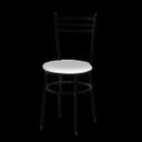 Ver imagem 2 de Kit 4 Cadeiras Epoxi Preta para Cozinha: Branco