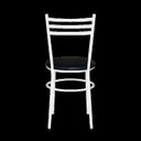Ver imagem 5 de Kit 4 Cadeiras Epoxi Branca para Cozinha: Preto