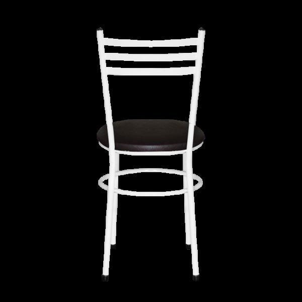 Kit 4 Cadeiras Epoxi Branca para Cozinha: Marrom - 5