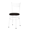 Ver imagem 4 de Kit 4 Cadeiras Epoxi Branca para Cozinha: Marrom