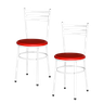 Kit 4 Cadeiras Epoxi Branca para Cozinha: Vermelho - 7
