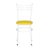 Kit 4 Cadeiras Epoxi Branca para Cozinha: Amarelo - 3