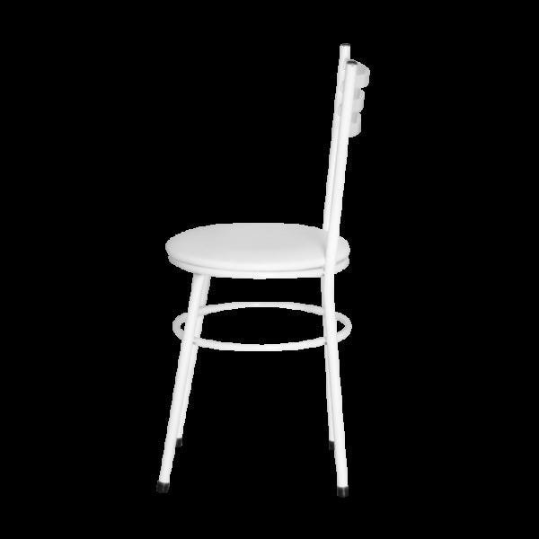 Kit 4 Cadeiras Epoxi Branca para Cozinha: Branco - 4