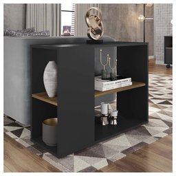 Mesa Lateral De Apoio Centro Decorativa Opala Preto Caemmun - 2