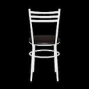 Ver imagem 5 de Kit 2 Cadeiras Epoxi Branca para Cozinha: Marrom