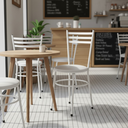 Ver imagem 1 de Kit 2 Cadeiras Epoxi Branca para Cozinha: Branco