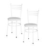 Kit 2 Cadeiras Epoxi Branca para Cozinha: Branco - 2