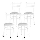 Ver mais imagens de Kit 2 Cadeiras Epoxi Branca para Cozinha: Branco