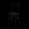 Kit 2 Cadeiras Epoxi Preta para Cozinha: Preto - 2