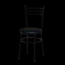 Ver imagem 2 de Kit 2 Cadeiras Epoxi Preta para Cozinha: Preto