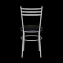 Ver imagem 4 de Kit 2 Cadeiras Epoxi Prata para Cozinha: Preto