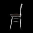 Ver imagem 3 de Kit 2 Cadeiras Epoxi Prata para Cozinha: Marrom