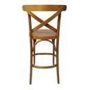 Ver imagem 3 de Kit 3 Banquetas Alta Bistro Maciça Gourmet Bancada Luxo