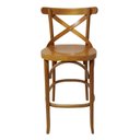 Ver imagem 1 de Kit 3 Banquetas Alta Bistro Maciça Gourmet Bancada Luxo