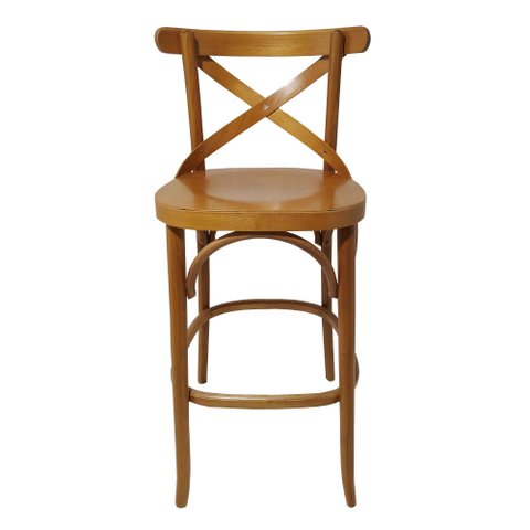 Kit 3 Banquetas Alta Bistro Maciça Gourmet Bancada Luxo