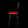Cadeira Epoxi Preta para Cozinha: Vermelho - 4