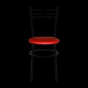 Ver imagem 3 de Cadeira Epoxi Preta para Cozinha: Vermelho