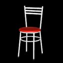 Ver imagem 1 de Cadeira Epoxi Branca para Cozinha: Vermelho