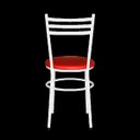 Ver imagem 4 de Cadeira Epoxi Branca para Cozinha: Vermelho