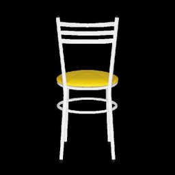 Cadeira Epoxi Branca para Cozinha: Amarelo - 4