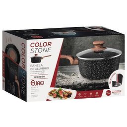 Panela Antiaderente Não Gruda Indução Wooden 20 Cm Euro - 4