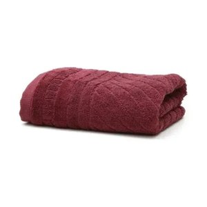 Toalha de Rosto Artex Fio Penteado Vermelha