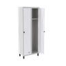 Roupeiro De Aço Guarda-volume Locker 2 Portas Montável Branco - 1