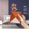 Geométrico Pele de Girafa - Quadros ou Placas Modulares com 24 Peças - 3