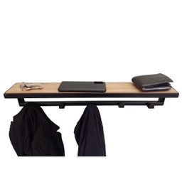 Kit Sapateira Sd 3501 Preto + Cabideiro 3504 Preto - 4