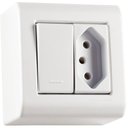 Ver imagem 4 de Caixa de Sobrepor com 1 Interruptor Simples 10 a 250 V e 1 Tomada 2p+t 10 a 250 V Lizflex