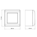 Ver imagem 3 de Caixa de Sobrepor com 1 Interruptor Simples 10 a 250 V e 1 Tomada 2p+t 10 a 250 V Lizflex