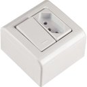 Ver imagem 1 de Caixa de Sobrepor com 1 Interruptor Simples 10 a 250 V e 1 Tomada 2p+t 10 a 250 V Lizflex