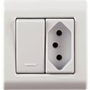 Ver imagem 2 de Caixa de Sobrepor com 1 Interruptor Simples 10 a 250 V e 1 Tomada 2p+t 10 a 250 V Lizflex