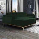 Ver imagem 2 de Sofá 3 Lugares Lisboa D07 com Chaise Esquerda 230cm Veludo Esmeralda - D'rossi Drossi