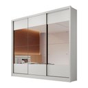 Ver imagem 3 de Guarda Roupa Coliseu 3 Portas 6 Gavetas Com Espelho Clic Móveis