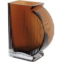 Ver imagem 1 de Vaso Marinella Decorativo Cachepô Enfeite  15x11x6cm Vidro Âmbar