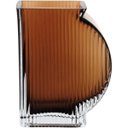 Ver imagem 4 de Vaso Marinella Decorativo Cachepô Enfeite  15x11x6cm Vidro Âmbar