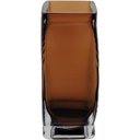 Ver imagem 6 de Vaso Marinella Decorativo Cachepô Enfeite  15x11x6cm Vidro Âmbar