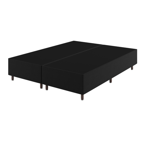 Base Box King Size Class (38x193x203cm) Preto - Casa Giulia