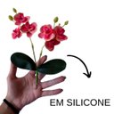 Ver imagem 3 de 7 Hastes Florais Rosa Artificiais para Decoração de Mesa e Aparador