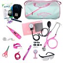 Ver imagem 1 de Kit de Enfermagem com Glicosímetro G-tech Premium - Rosa