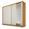 Guarda Roupa Monterey com Portas de Correr 1 Espelho 100% Mdf – Mademarcs - 1