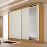 Guarda Roupa Monterey com Portas de Correr 1 Espelho 100% Mdf – Mademarcs - 3