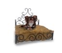 Ver imagem 5 de Caminha De Ferro Artesanal Para Pet's Médio Porte + Almofada