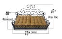Ver imagem 2 de Caminha Rustica De Ferro Com Futon Para Cães E Gatos
