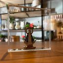 Ver imagem 3 de Quadro Caixa Acrílico Nossa Senhora Aparecida 3D 10x10x3,5cm - Box Luxo Religioso
