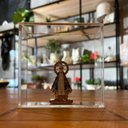 Ver imagem 4 de Quadro Caixa Acrílico Nossa Senhora Aparecida 3D 10x10x3,5cm - Box Luxo Religioso