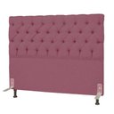 Ver imagem 1 de Cabeceira Cama Box Queen 1,6 M Casal Estofada Almofadada Lisboa:suede Rosê