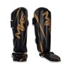 Caneleira de Muay Thai e Kickboxing Mks Champions V3 Preto/dourado - P - 4