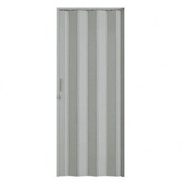 Porta Sanfonada em Pvc 2,10m X 80cm Cinza - 1